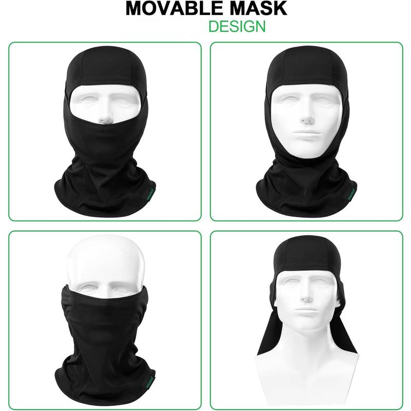 Balaclava Ski Mask 3 Pieces Full Face Cover for Men and Women Breathable Full Face Mask for Skiing Outdoor Sports