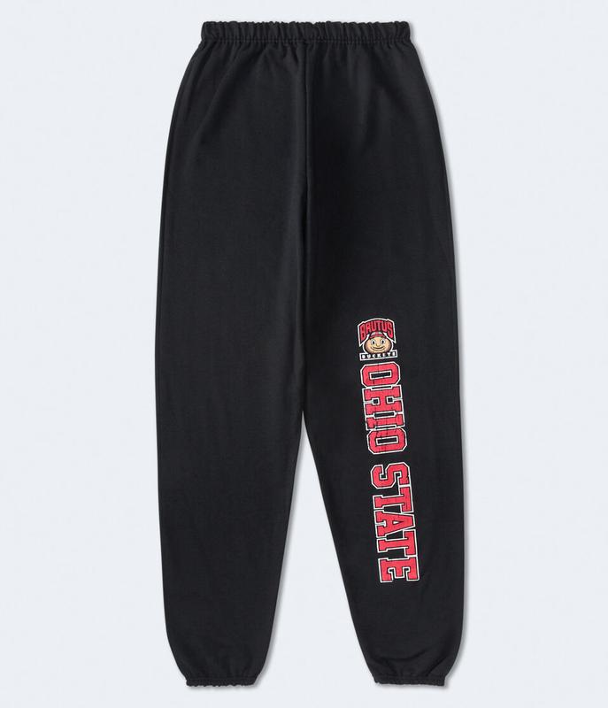 Ohio State Jogger Sweatpants, High Waist Wide Leg Sweatpants, Jogger