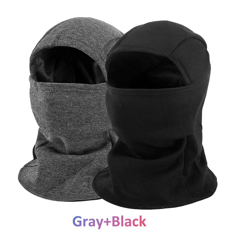 2 Pack Thermal Cap 3-in-1 Men's & Women's Winter Warm Cold, Motorcycle Mask, Ski Mask,Winter Essentials