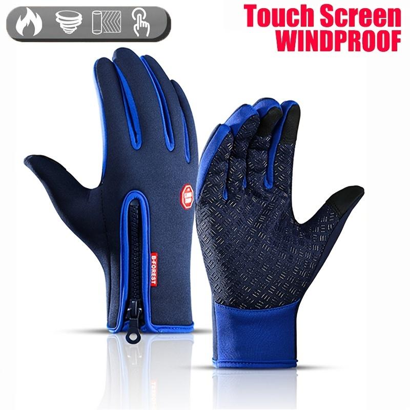 1 Pair Thermal Insulation Waterproof Non-Slip Touchscreen Gloves for Winter Sports Enthusiasts - Warm, Fleece-Lined, Windproof, and Durable - Ideal for Skiing, Snowboarding, and Outdoor Activities