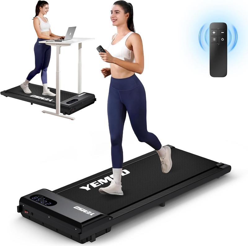 Under Desk Walking Pad Treadmill, Compact Home Office Walking Machine with LED Display