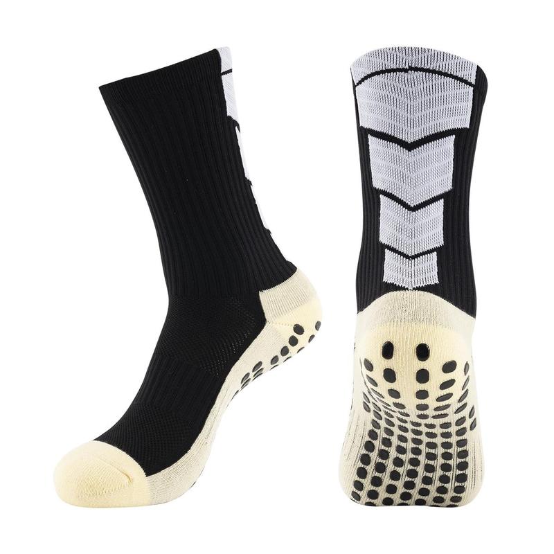 Non-slip Football Socks Set, 1 Set Anti-wear Football Equipment, Football Protective Leg Pad, Sports Socks Set for Men & Women