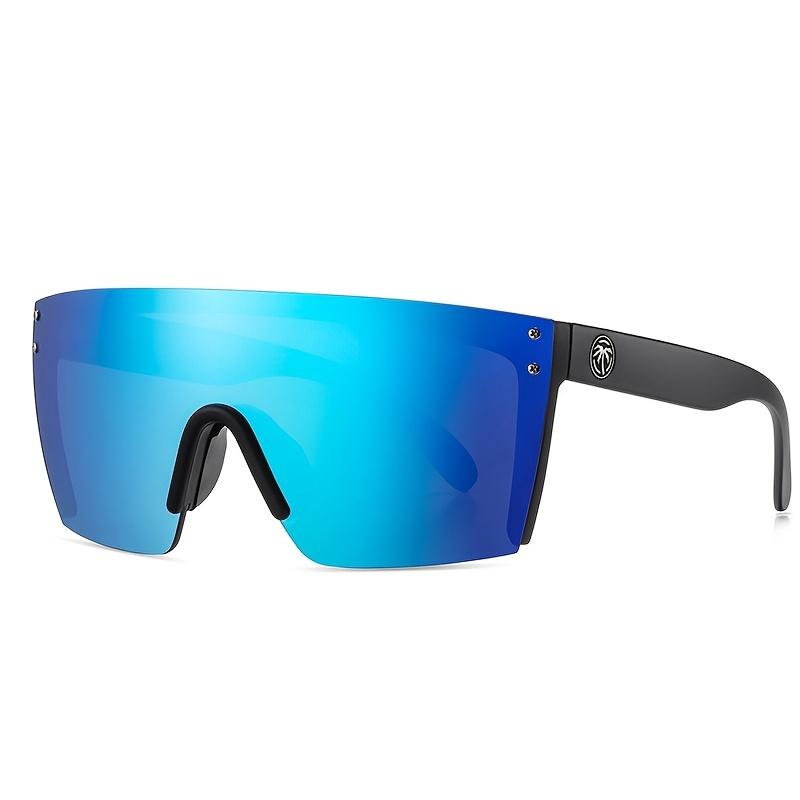 Heat Wave Sports Fashion Glasses - Protection, Square Frame for Running & Cycling, Includes Case