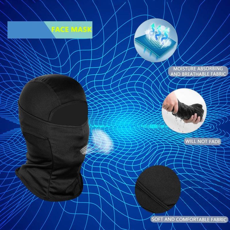 Balaclava Ski Mask, Warm Face Mask for Cold Weather, Winter Skiing Snowboarding Motorcycling Ice Fishing Men, Essential for Outdoor Winter Work, Halloween Christmas Gift