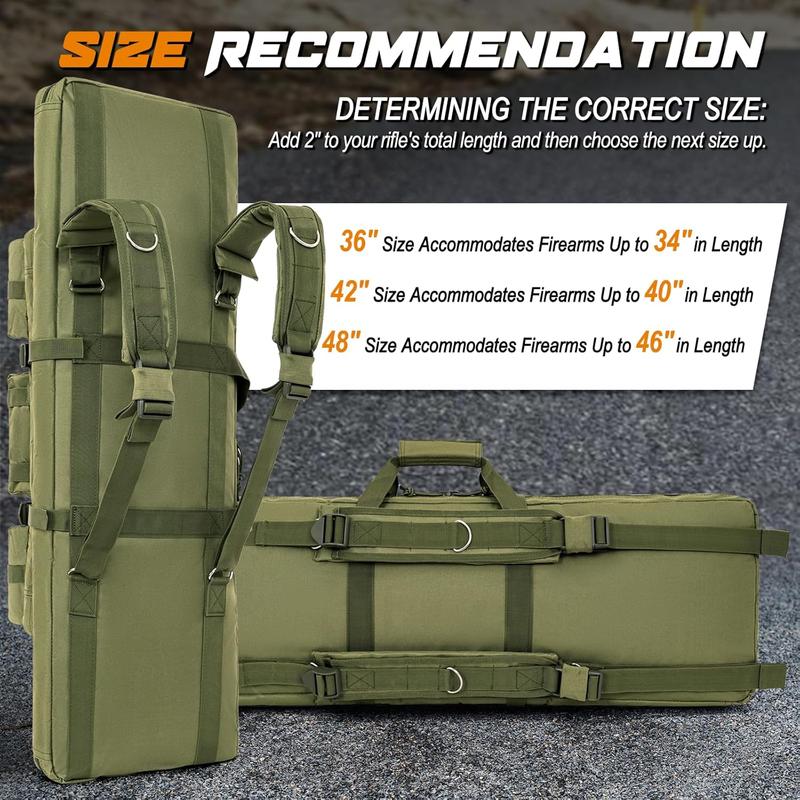 Dulce Dom rifle bag, transportation, bag portable backpack carrying with Molle shooting range hunting, 32364248 ''with multiple colors