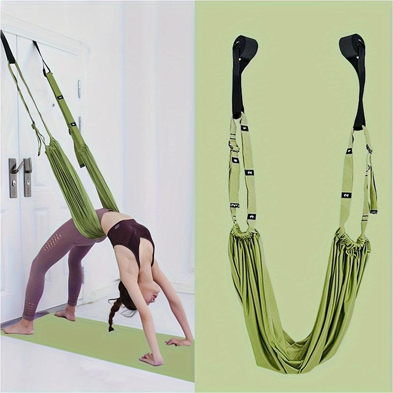 Waist Back Leg Stretch Strap, Aerial Yoga Hanging Rope for Shaping, Pilates, Fitness, Training