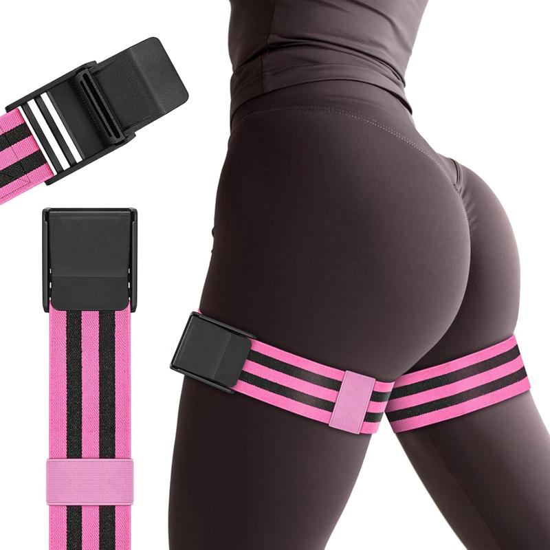 Booty Bands,  Flow Restriction Bands for Women Men, Adjustable BFR  Bands for Glutes &  Building, Occlusion Resistance Bands