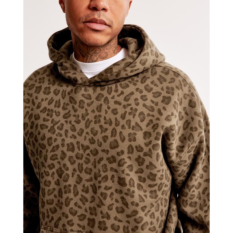 Leopard Hoodie Cheetah Hoodie -Trendy Unisex OversizedPopover winter jacket