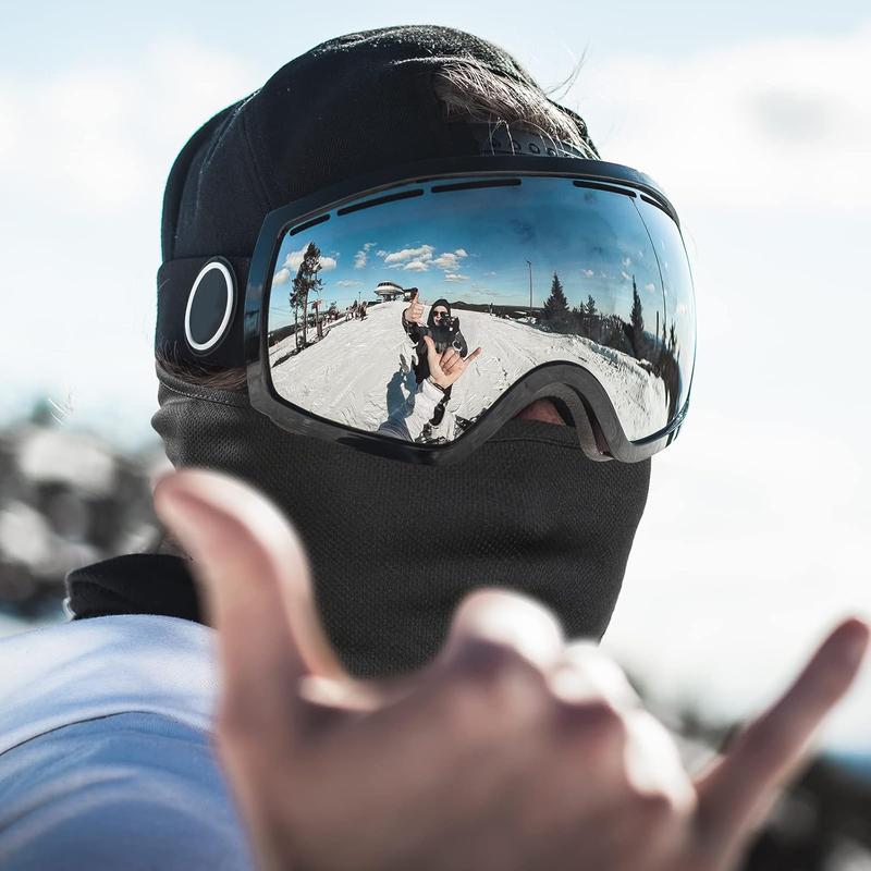 Men's and women's ski masks, face shields, face shields UV protection, lightweight, suitable for motorcycle snowboarding, cycling and more