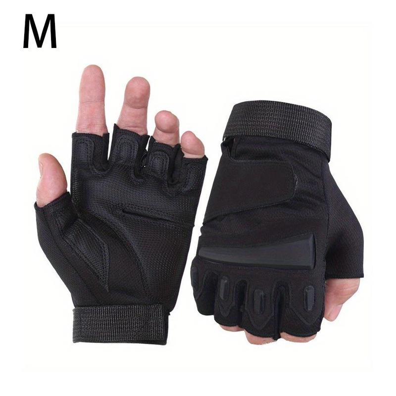 Breathable Non-slip Sports Gloves, 1 Pair Outdoor Cycling Gloves, Half Finger Gloves for Men & Women, Sports Gloves for Outdoor Cycling Running