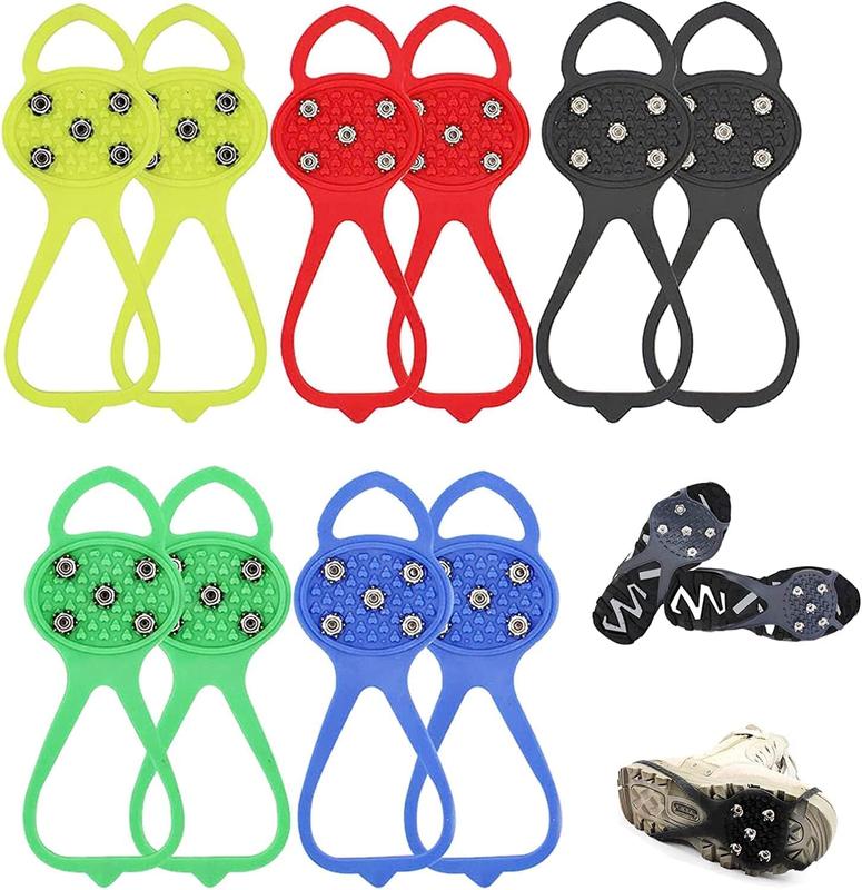 Universal Non-Slip2PCS Gripper Spikes,Durable Cleats with Good Elasticity,Easy to Pull On or Take Off,Suitable for All Type of Shoes,Perfect for Winter Sports