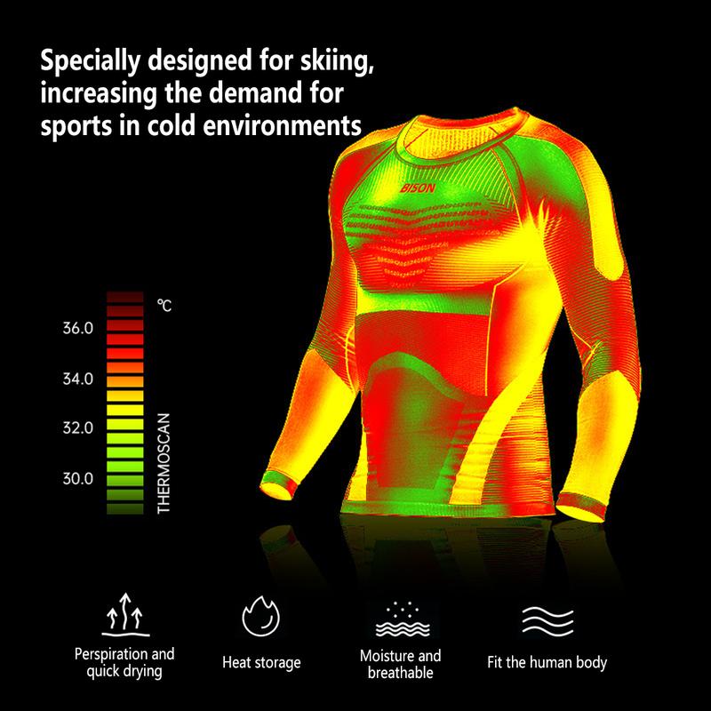 Women Winter Thermal Base Layers - Bamboo Blend Compression & Warmth for Ski Snowboarding Training Breathable Comfortable Set