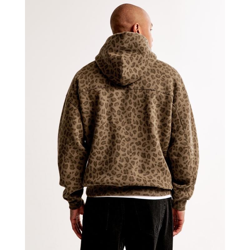 Leopard Hoodie Cheetah Hoodie -Trendy Unisex OversizedPopover winter jacket