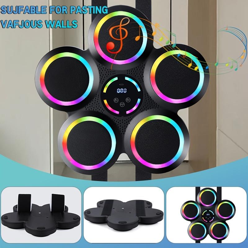 Intelligent Music Boxing Machine, Wall Mounted Boxing Machine, Height Adjustable, LED Intelligent Counting, 9 Modes For Speed Adjustment, 984.25 Inch Wireless Mobile Music Connection, With Boxing Gloves, Sports Music Boxing Trainer