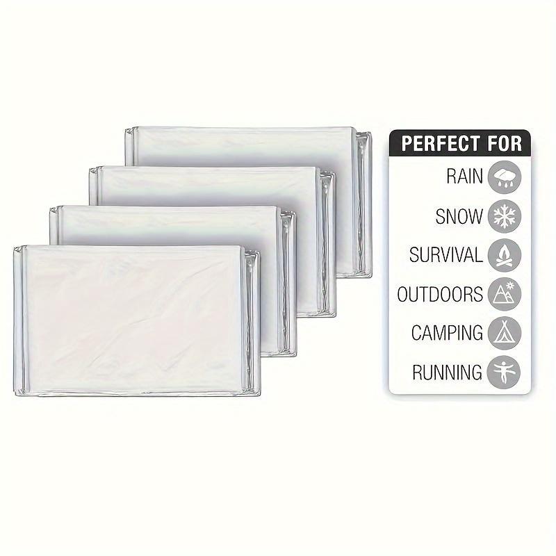 Emergency Blanket, 10pcs set Emergency Silver Foil Blanket, Outdoor Camping Hiking Survival Blanket, First Aid Blanket