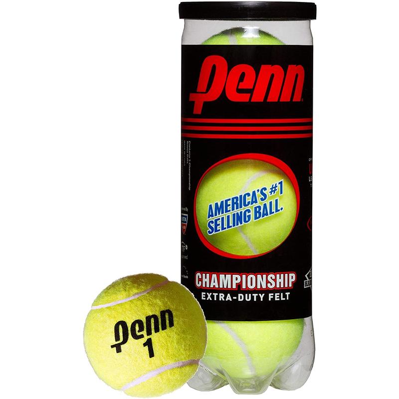 Penn Championship Tennis Balls - Extra Duty Felt Pressurized Tennis Balls Head