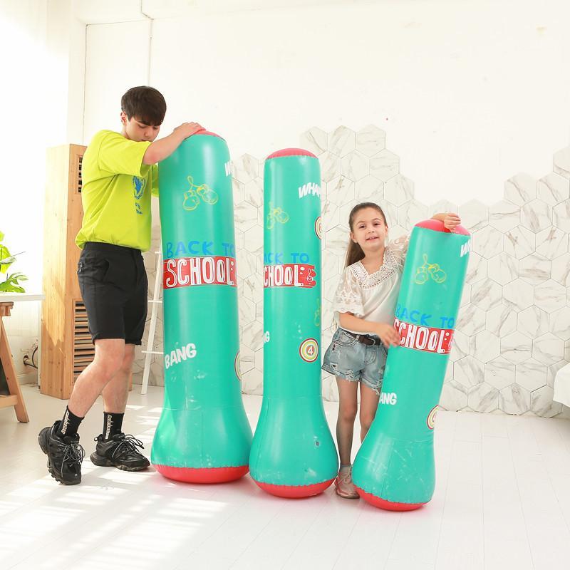 Inflatable Boxing Bag for Christmas Gift, Punching Bag with Pump, Boxing Column for Christmas, Boxing Training Equipment for Home Gym Workout, Birthday Gift