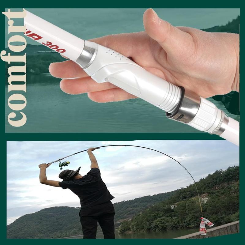 Telescopic Rock Fishing Rod, Spinning Carbon Fiber FRP Pesca Carp Feeder, Super Short Travel Portable Pole Tackle, Fishing Accessories