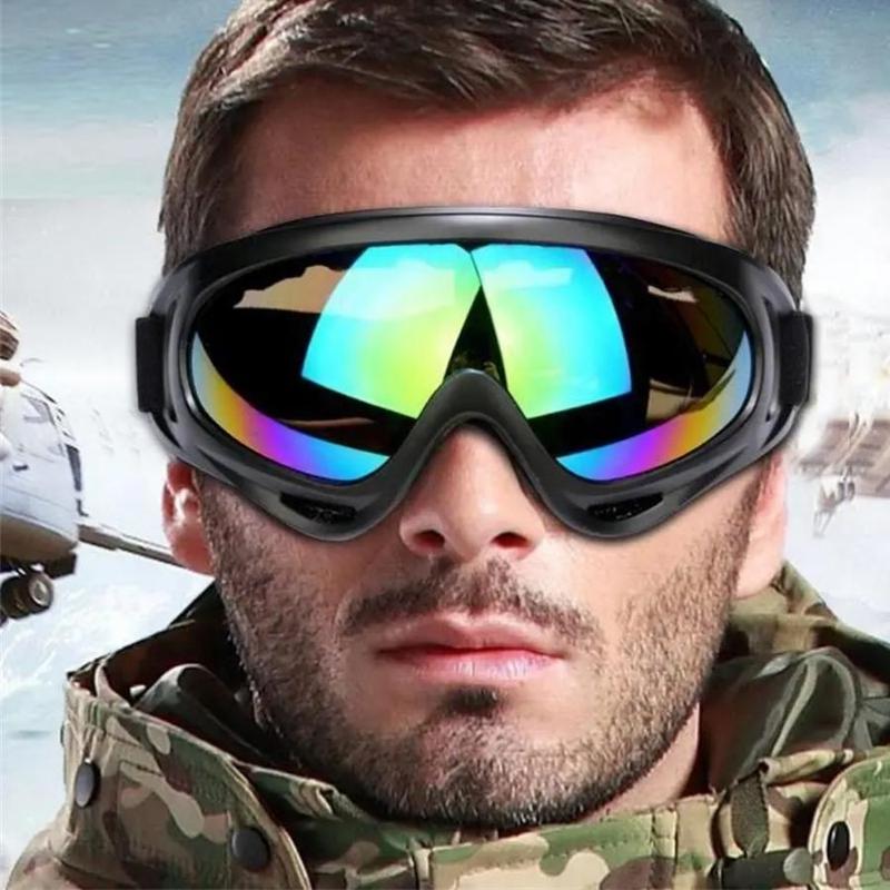 Ski Goggles, Windproof & Dustproof Sports Goggles, Outdoor Sports Goggles for Cycling, Motorcycle, Skiing, Snowboarding