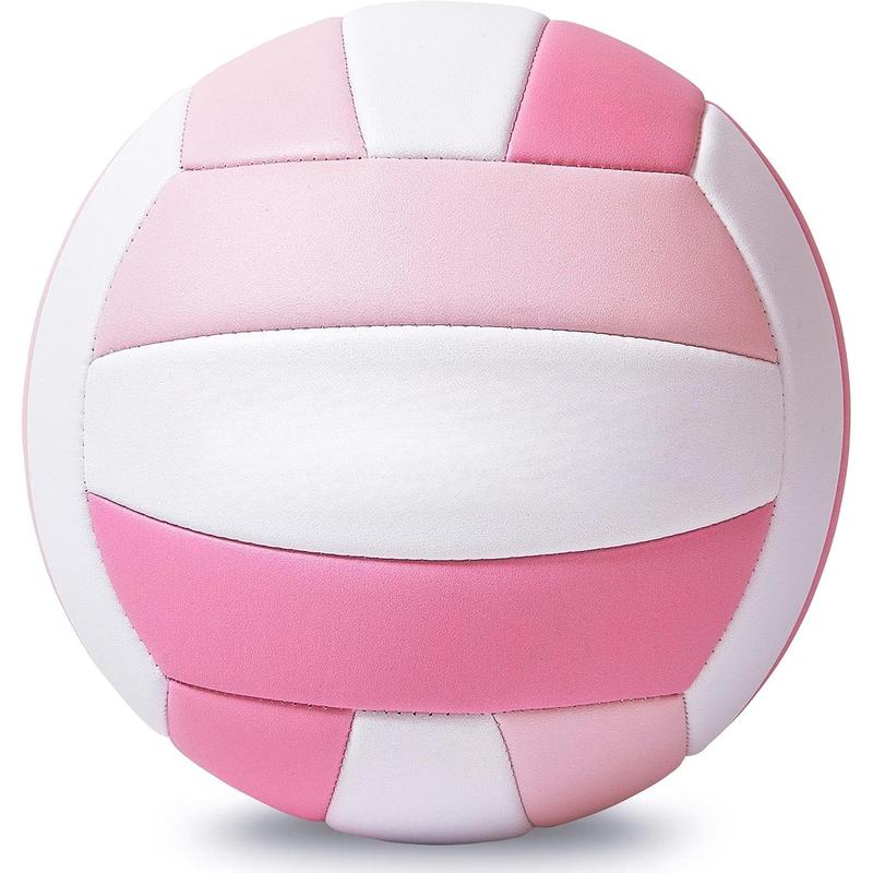 Soft Touch Volleyball Ball Gifts for Teen Girls  Youth Team Beginners Durable Volleyballs for Outdoor Indoor Beach Pool Water Play Official Size 5  Practice Volley Ball