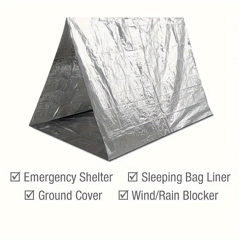 Emergency Blanket, 10pcs set Emergency Silver Foil Blanket, Outdoor Camping Hiking Survival Blanket, First Aid Blanket