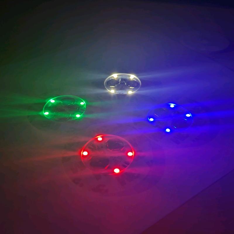 Impact resistant disc golf LED light