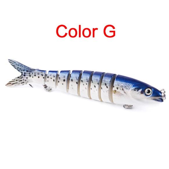 Pike Fishing Lures Artificial Multi Jointed Sections Hard Bait Trolling Pike Carp Fishing Tools