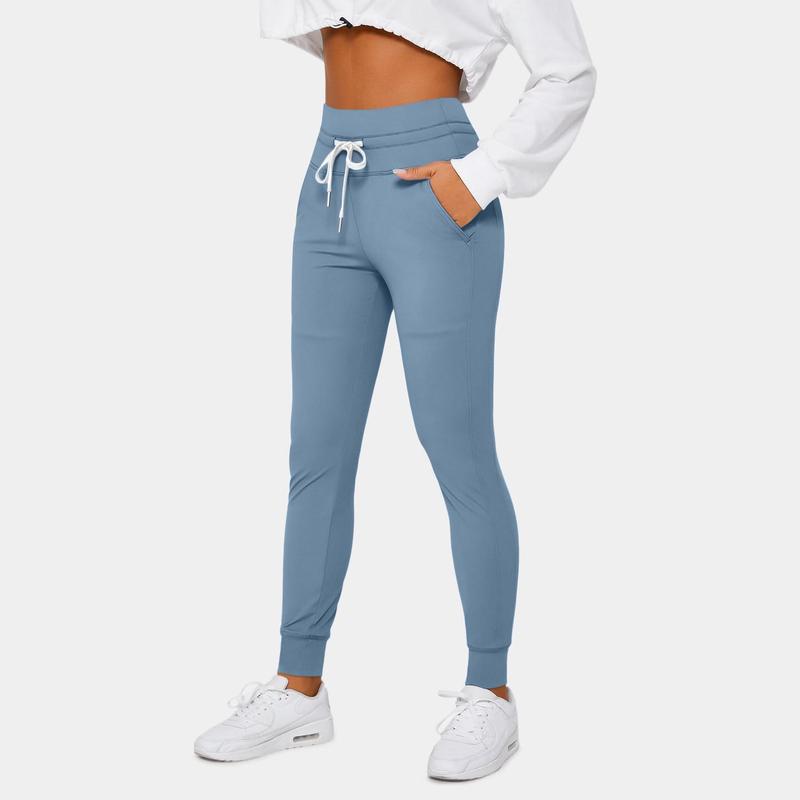 Halara Softlyzero™ Airy High Waisted Drawstring Side Pocket Plain Cool Touch Full Length Joggers-UPF50+