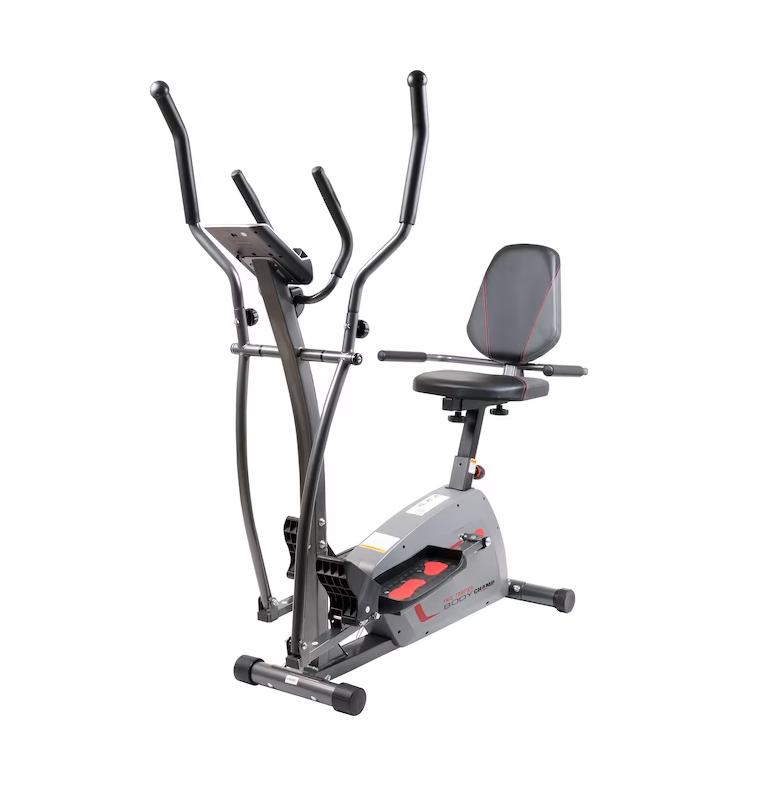 Body Flex Sports Trio-Trainer Magnetic Recumbent Cycle Exercise Bike