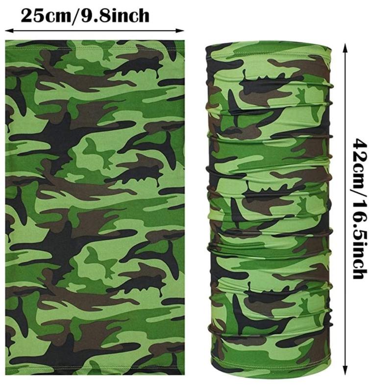 Camouflage Multiple scarf Breathable cooling UV protection gaiter Cycling bandana Sweat-absorbing sports Ice Silk Cool Neck Head Cover for Men Women