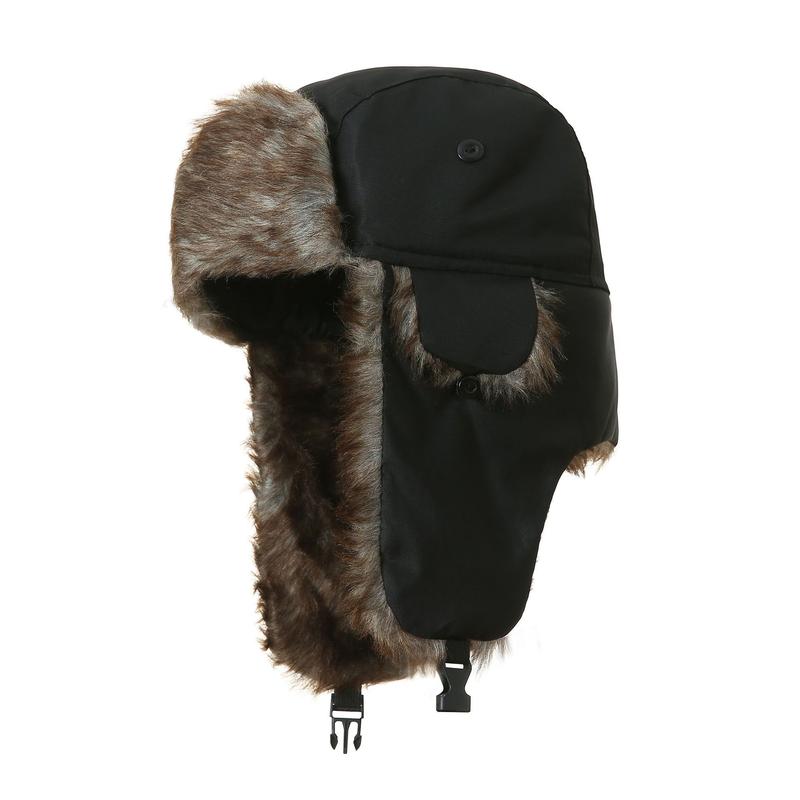 Trapper Warm Russian Trooper Hat Winter Skiing Cap Women Men Windproof Snow Caps for Extreme Cold Weather