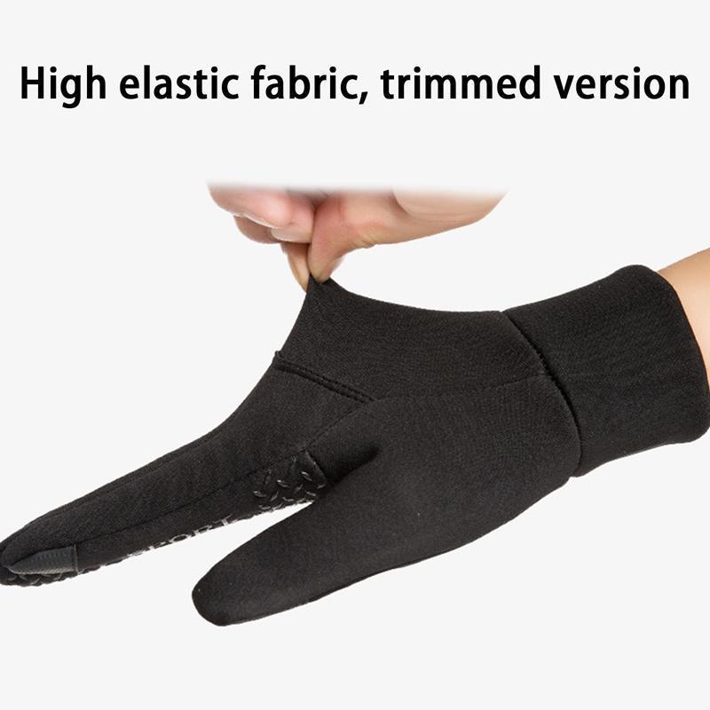 Winter Warm Gloves, Outdoor Sports Windproof Waterproof Non Slip Touch Screen Gloves, Sports Gloves for Men & Women, Gym Accessories