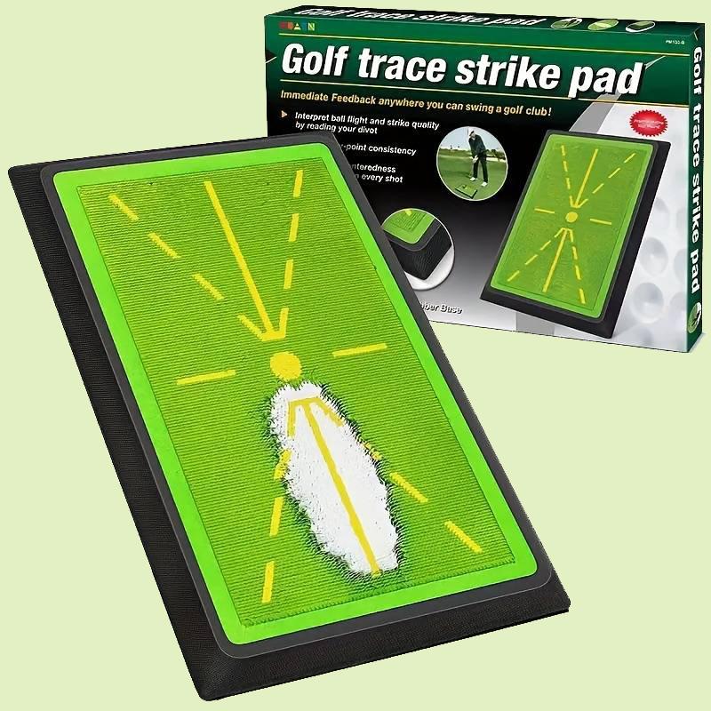 Golf Trace Strike Pad, 1 Set Sequin Golf Hitting Mat, Professional Golf Sports Equipment for Indoor & Outdoor,  Ball Sports Equipment,Christmas gifts