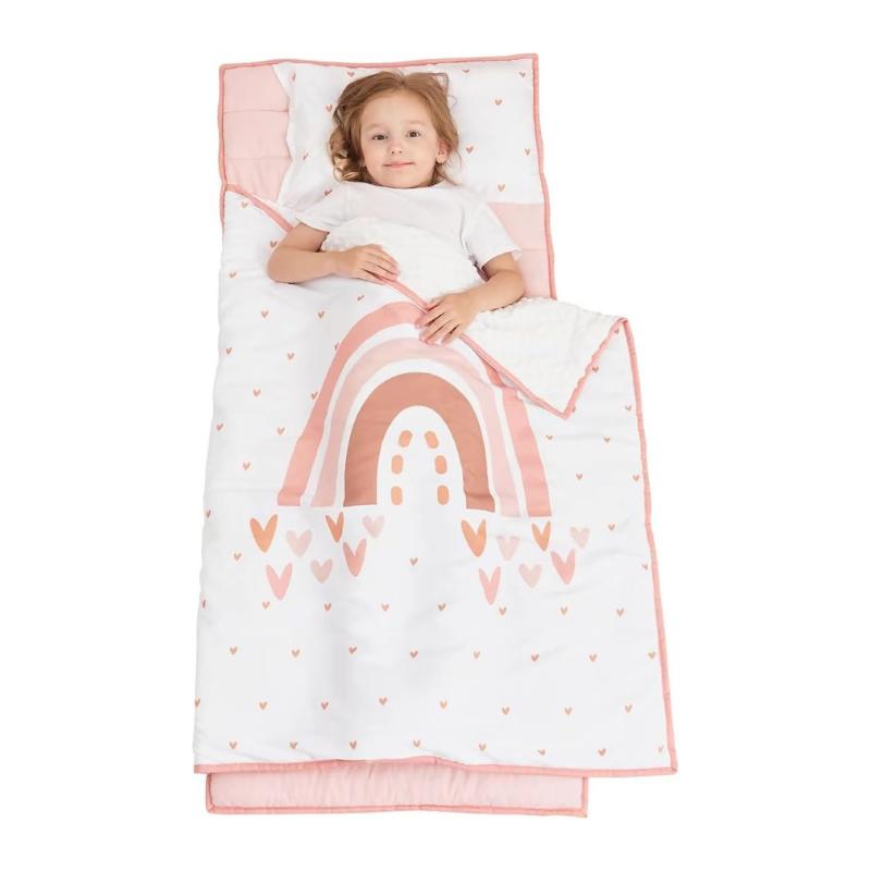 Extra Large Nap mat, Sleeping Bag with Removable Pillow, Measures 53 x 21 x 1.5 Inches, Sleeping Mat