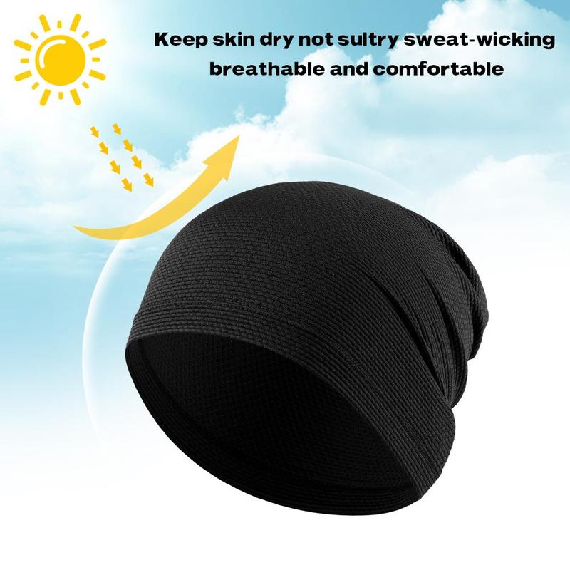 Outdoor Hat, 3 Counts set Breathable Ice Cool Quick-drying Stacking Cap, Cycling Cap, Sports Accessories for Travel Running Cycling Hiking Men Women, Christmas Gift