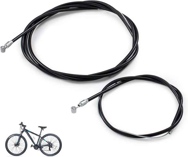 1 Pair Bike Brake Cable, Front and Rear Brake Cable for Mountain Bike, Bike Brake Wire Set for Road Bike and Common Bike