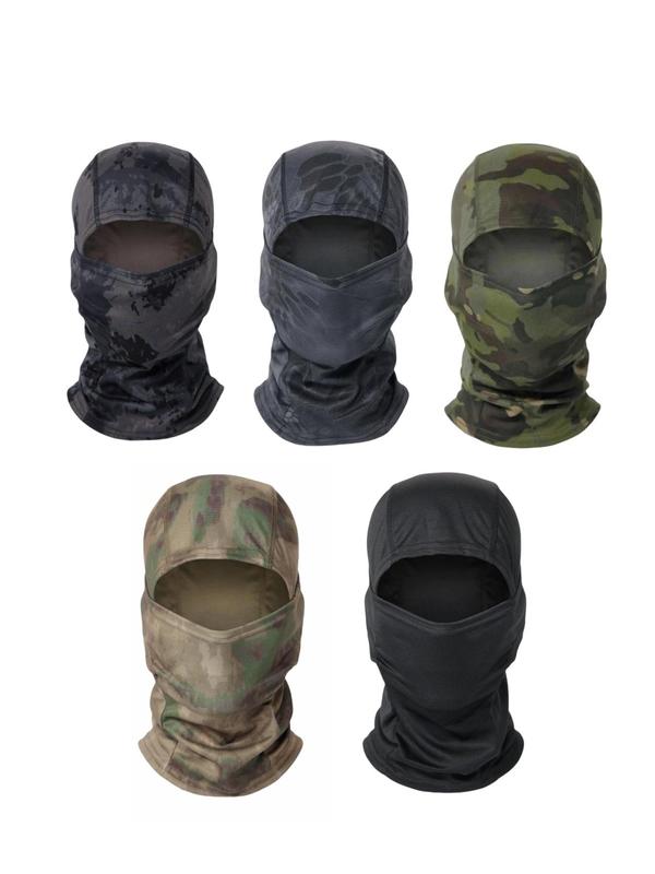 Outdoor Camo Balaclava Face Mask, Breathable Full Face & Neck Protective Gear for Outdoor Adventure, Cycling & Motorcycle Face Mask