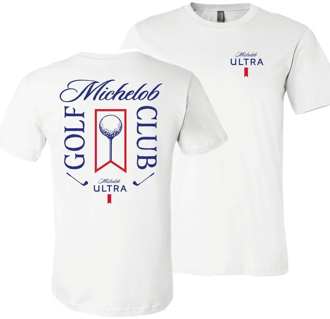 Michelob Ultra Golf Club Unisex T-Shirt, T-Shirt for Men and Women, Both Printed Shirt