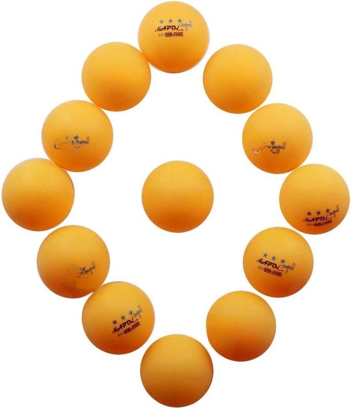 50- Pack Orange 3-Star Premium Ping Pong Balls Bulk,Advanced  Table Tennis Ball