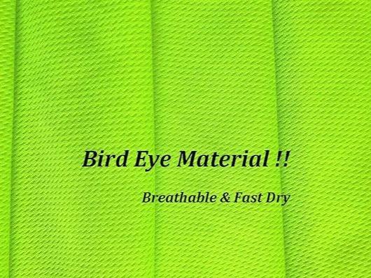 4 SHIRT PACK Hi Vis Long Sleeve Safety Shirt, Quick Dry 100 % Polyester Birdeye mesh   Ultra lightweigh shirt Reflective Thin Pullover Long sleeves ( 4 SHIRTS PER ORDER)