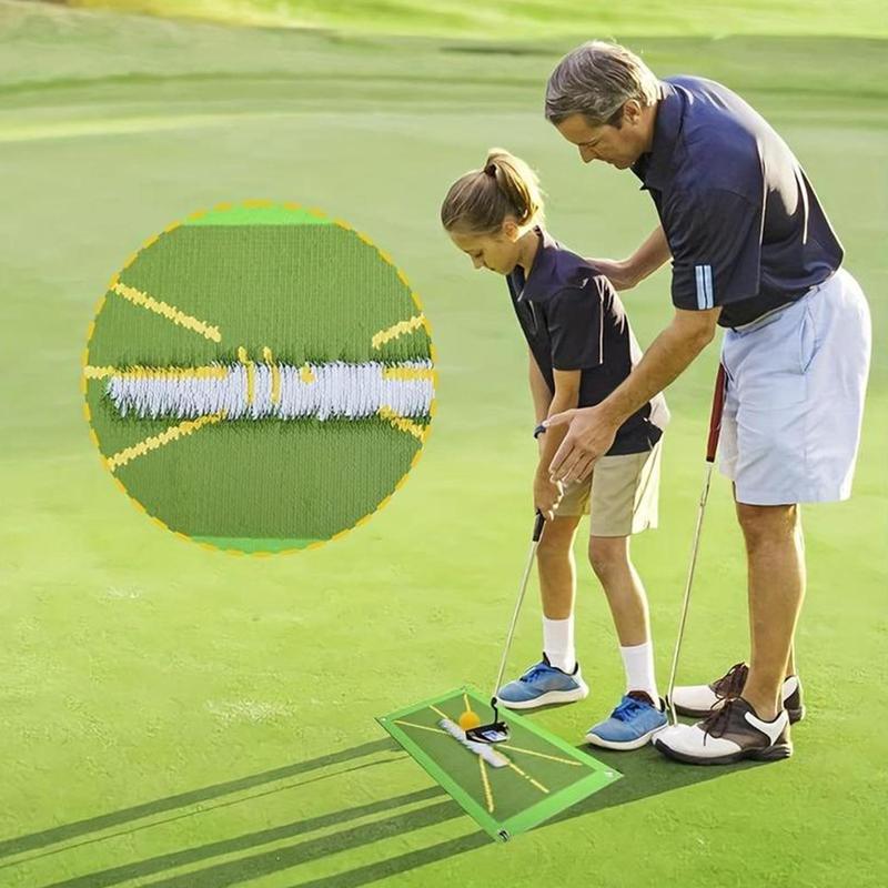 Golf Training Mat, 1 Count Golf Swing Practice Pad, Swing Detection Batting Mat, Indoor Outdoor Golf Training Equipment