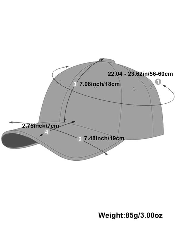 Unisex Casual Trendy Camouflage Print Baseball Cap,  Street Sportive Flag Embroidery Baseball Cap, Fashion Hat for Men & Women for All Season