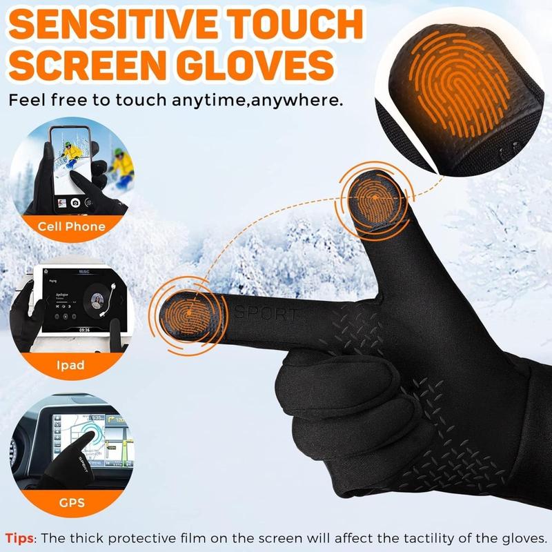 Winter Gloves for Women Men Cold Weather, 14°F Winter Cycling Gloves for Men Women with Touchscreen Fingers, Waterproof Thermal Gloves#Christmas, New Year Gift #WARM