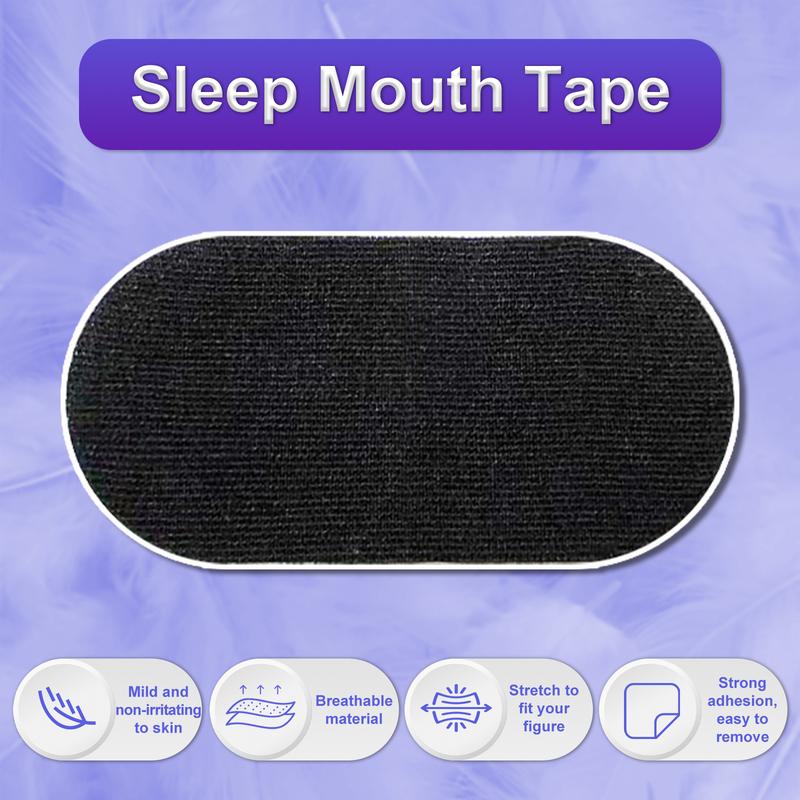 King Mouth Tape - one month supply mouth tape, for sleep, sport accessories, 30 Strips, for sleep Soft Hypoallergenic mouth sticker