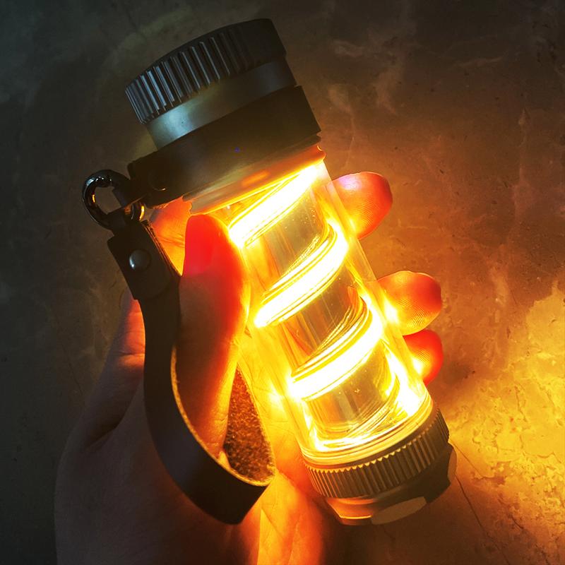 LED Lantern Rechargeable, Edison Light Stick, Camping Lights with 4 Light Modes, 3 Colors COB Light Camp Lamp Portable  Lantern Flashlight for Power Outages Hurricane Emergency Hiking