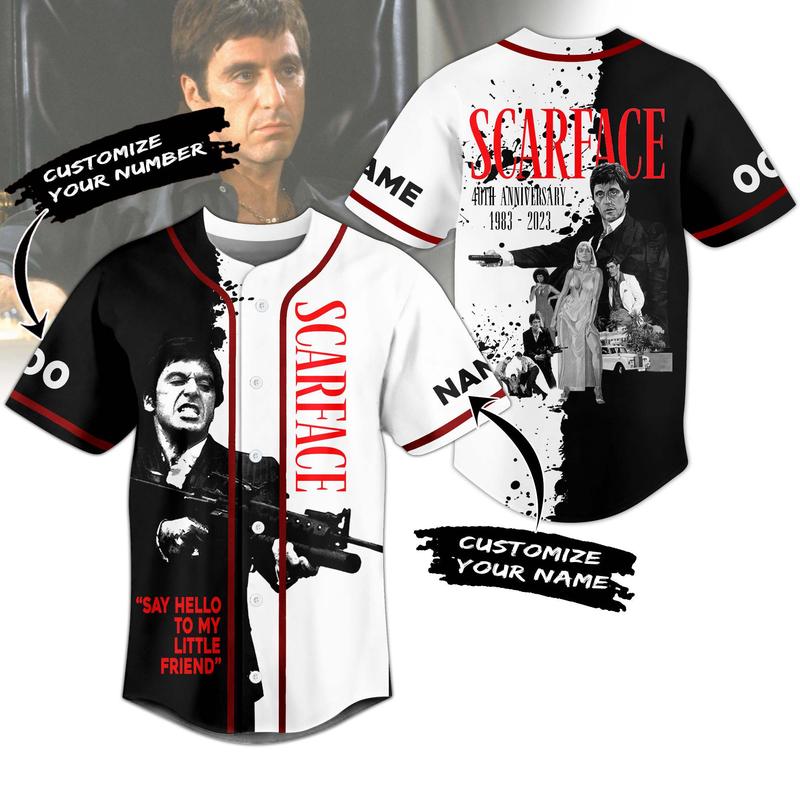 Scarface Baseball Jersey For Fans