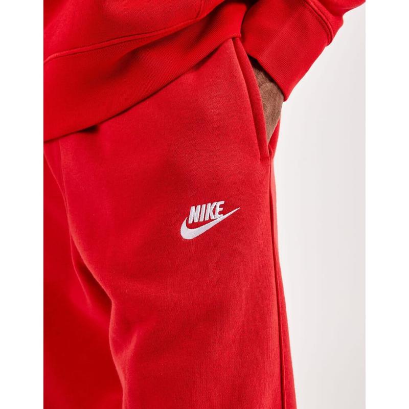 Nike Club Fleece Joggers Red White  BV2671-657 Men's