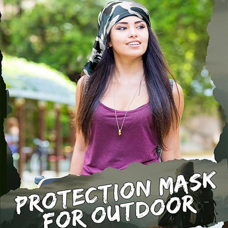 Multifunctional Neck Gaiter, 6 Counts Breathable Neck Scarf, Sun Protection Neck Gaiter, Sports Neck Gaiter for Cycling, Hiking, Climbing, Surfing