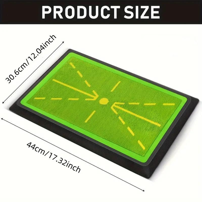 Indoor Golf Practice Mat, 1 Count Golf Swing Training Mat, Outdoor Golf Practice Mat, Ball Sports Equipment, Gifts for Golf Enthusiast