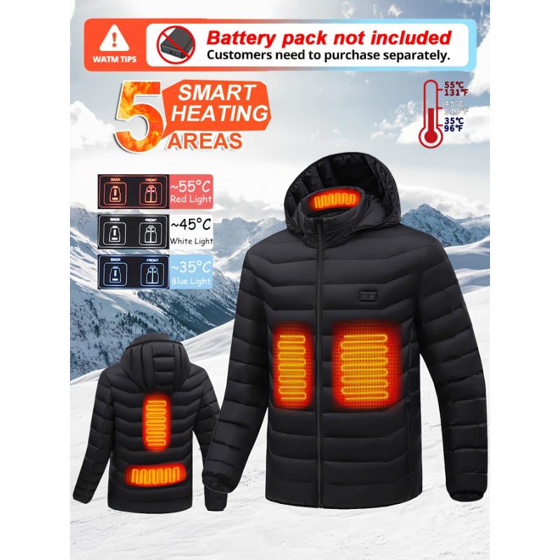 Men's Heated Jacket, Outdoor Lightweight Warm Heated Clothing For Outdoor Hiking And Hiking (battery Not Included)